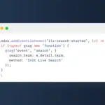 Illustration: Listening to ils:* Events in Init