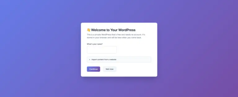 Run WordPress Directly in Your Browser: Exploring my.wordpress.net and WordPress Playground