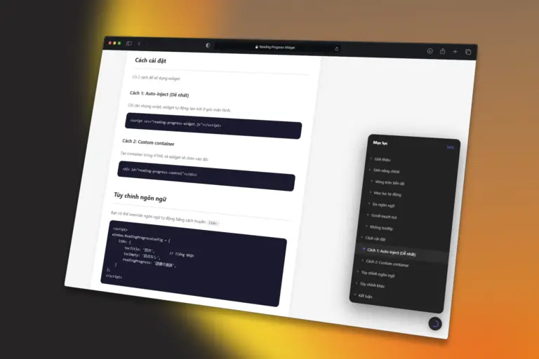 Init Read – A Lightweight JavaScript Library to Add Reading Progress in 30 Seconds